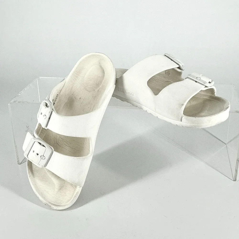 Birkenstock Kids EU 29 US 11 - 1.5 Arizona‎ EVA White Waterproof Sandals Slides